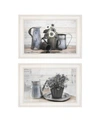 TRENDY DECOR 4U FLORAL WITH TIN WARE 2 PIECE VIGNETTE BY ROBIN LEE VIEIRA FRAME COLLECTION