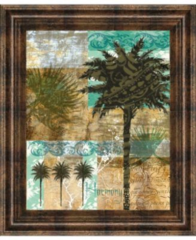 Classy Art Palm By Maeve Fitzsimons Framed Print Wall Art Collection In Green
