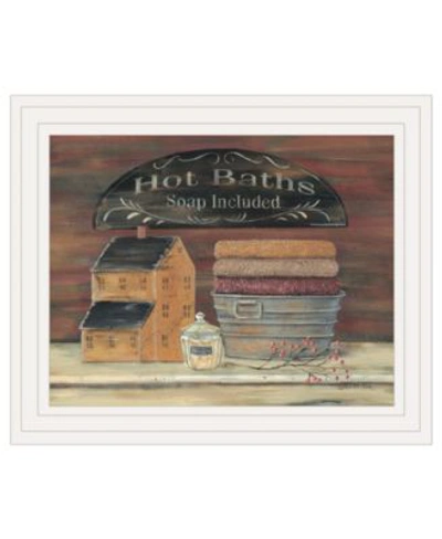 Trendy Decor 4u Hot Bath By Pam Britton Ready To Hang Framed Print Collection In Multi