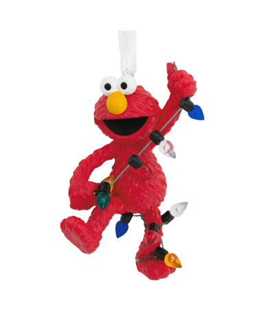Hallmark Sesame Street Elmo Holding Light String Christmas Ornament In ...