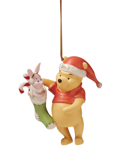 Lenox 2022 Winnie The Pooh Stocking Surprise Ornament In Multicolor
