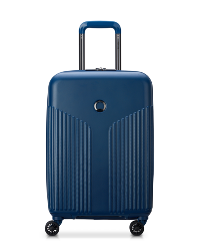 Delsey Comete 3.0 20" Expandable Spinner Carry-on Luggage In Blue