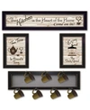 TRENDY DECOR 4U KITCHEN COLLECTION IV 4 PIECE VIGNETTE WITH 7 PEG MUG RACK BY MILLWORK ENGINEERING COLLECTION
