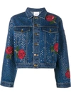 ASHISH SEQUIN EMBELLISHED DENIM JACKET,J012BLUE11891754