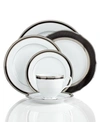 Noritake Dinnerware Austin Platinum Collection In Black