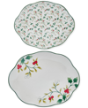Pfaltzgraff Holiday Platters, Set Of 2 In Multi Color