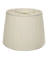 MACY'S CLOTH WIRE SLANT MODIFIED EMPIRE LINEN SIDE PLEAT SOFTBACK LAMPSHADE COLLECTION