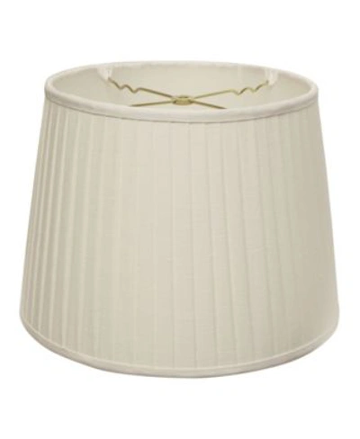 Macy's Cloth Wire Slant Modified Empire Linen Side Pleat Softback Lampshade Collection In White