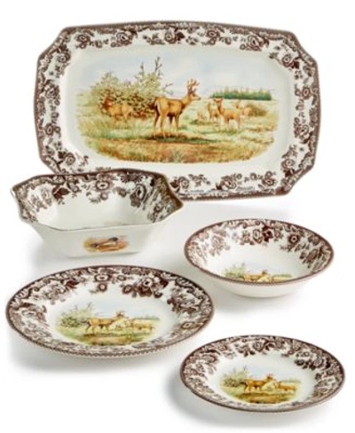 Spode Woodland Deer Collection In Brown
