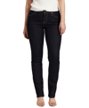 Jag Women's Ruby Mid Rise Corduroy Straight Leg Pants In Space Blue