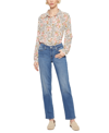 Nydj Relaxed High Rise Straight Jeans In Lovesick In Lovesick
