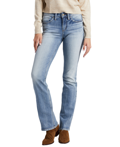 Silver Jeans Co. Silver Jeans Co Women's Suki Mid Rise Slim Bootcut Jeans In Indigo