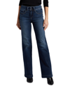 Silver Jeans Co. Women's Avery High Rise Trouser Leg Jeans In Indigo