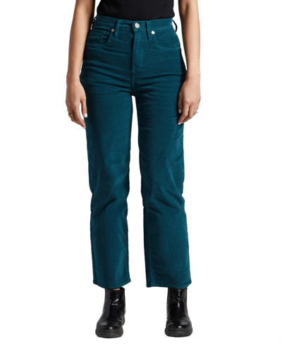 Silver Jeans Co. Women's Highly Desirable High Rise Straight Leg Pants In Jewel