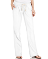 Roxy Oceanside Drawstring Pants In Sea Salt