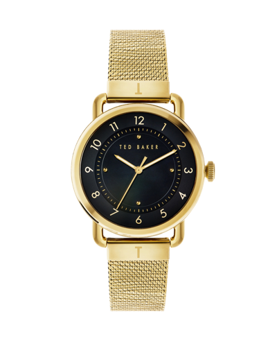 Ted Baker Women's Harriett Gold-tone Stainless Steel Mesh Watch 38mm