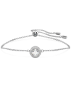 SWAROVSKI SILVER-TONE CONSTELLA CRYSTAL BANGLE BRACELET