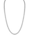 ESQUIRE MEN'S JEWELRY CUBIC ZIRCONIA (4MM) TENNIS NECKLACE 22" (ALSO IN BLACK SPINEL), CREATED FOR MACY'S