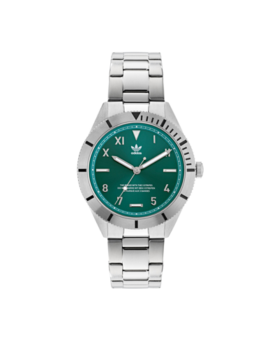 Adidas Originals Unisex Three Hand Edition Three Silver-tone Stainless Steel Bracelet Watch 41mm