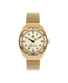 ADIDAS ORIGINALS UNISEX THREE HAND EDITION TWO GOLD-TONE MESH STRAP WATCH 42MM