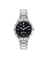 Adidas Originals Adidas Unisex Three Hand Edition Three Small Silver-tone Stainless Steel Bracelet Watch 36mm In Silver-tone