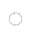 And Now This Circle Link Toggle Bracelet In Fine Silver Plated