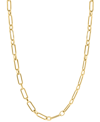 EFFY COLLECTION EFFY MEN'S LINK 22" CHAIN NECKLACE IN 14K GOLD-PLATED STERLING SILVER