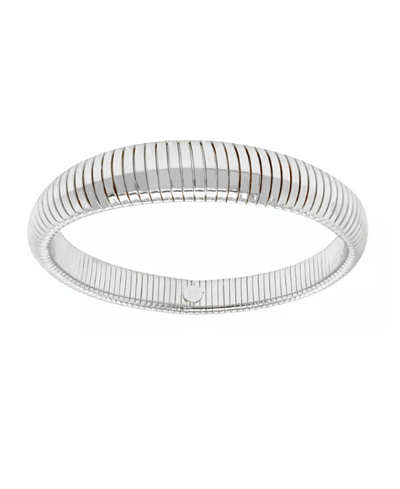 And Now This Endless Stretch Bracelet In Fine Silver Plated