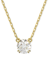 Swarovski Silver-tone Constella Crystal Pendant Necklace, 14-7/8" + 2" Extender In Gold