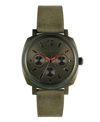 Ted Baker Men's Caine Green Leather Strap Watch 42mm In Green