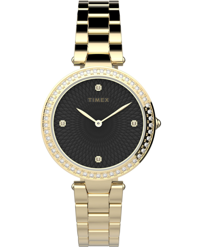 Timex Women's City Gold-tone Low Lead Brass Bracelet Watch 32mm