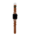 TED BAKER WOMEN'S TED WAVY DESIGN TAN LEATHER STRAP