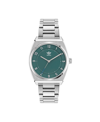 Adidas Originals Adidas Unisex Three Hand Code Two Silver-tone Stainless Steel Bracelet Watch 38mm In Silver-tone
