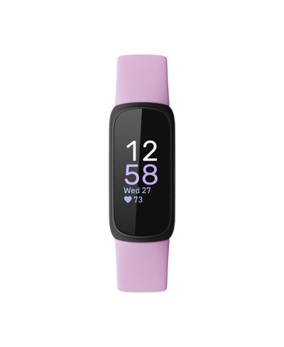 Fitbit Inspire 3 Lilac Bliss Wellness Tracker Watch, 19.5mm