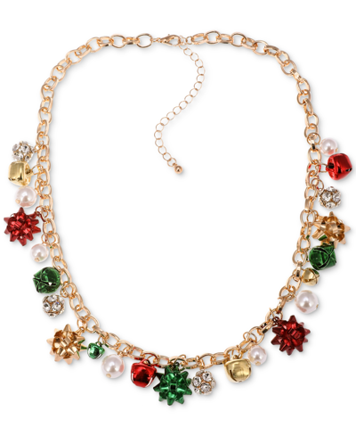 Charter Club Gold-tone Garland Statement Necklace, 18" + 3" Extender, Created For Macy's In Multi