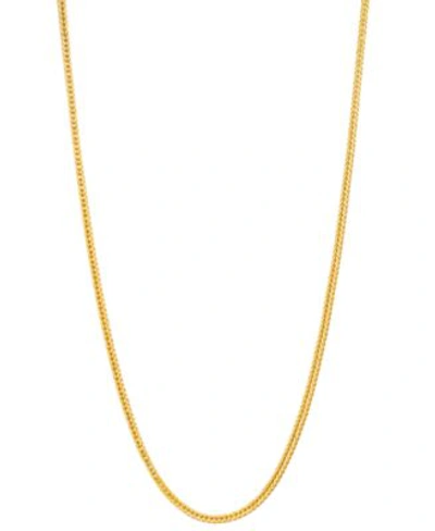MACY'S 18 24 FOXTAIL CHAIN NECKLACE 1 1 3MM IN 14K GOLD