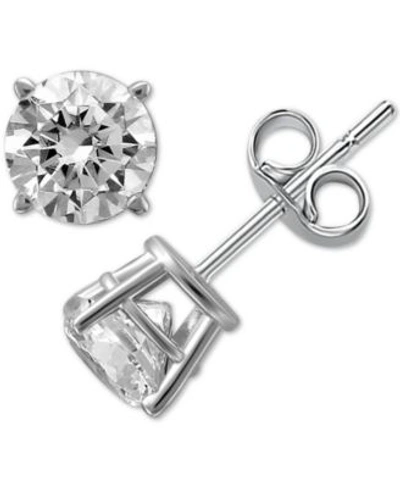 Macy's Diamond Stud Earrings 1 4 To 1 Ct. T.w. In 14k Gold Or White Gold In Yellow Gold