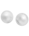 Giani Bernini Ball Stud Earrings (8mm) In 18k Gold Over Sterling Silver, Created For Macy's In Silver