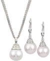 Macy's Windsor Cultured Freshwater Pearl Jewelry Collection In Sterling Silver In Silver