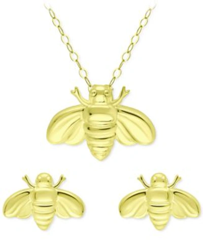 Giani Bernini Bee Jewelry Collection In Sterling Silver Or 18k Gold Plated Sterling Silver Created For Macys In Gold Over Silver