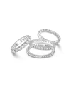 Macy's Diamond Eternity Bands In 14k White Gold 1 2 Ct. T.w. To 3 Ct. T.w. In White Gold