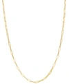 Macy's Paperclip Link Chain Necklace Collection 16 20 In 14k Gold In Yellow Gold