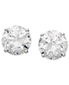 ARABELLA CUBIC ZIRCONIA ROUND STUD EARRINGS COLLECTION IN 14K WHITE GOLD