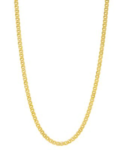 Macy's 18 20 Nonna Link Chain Collar Necklace 2 9 10mm In 14k Gold In Yellow Gold