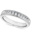 Macy's Diamond Milgrain Anniversary Band Collection In 14k Gold White Gold In White Gold