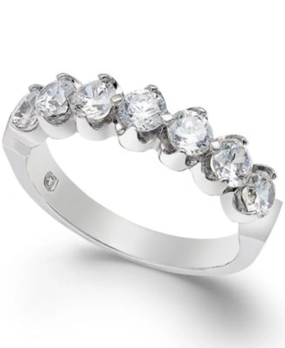 Macy's Certified Diamond Scallop Ring 1 2 2 Ct. T.w. In 14k White Gold In Yellow Gold