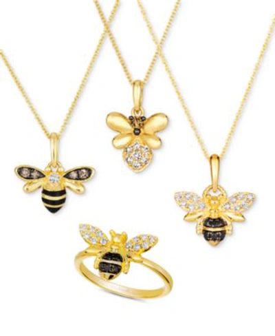 Le Vian Nude Diamond Chocolate Diamond Honey Bee Jewelry Collection In 14k Gold In Yellow Gold