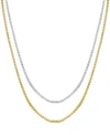 Essentials Now This Box Link Chains In Gold Or Silver Plate In 18 24 In Gold
