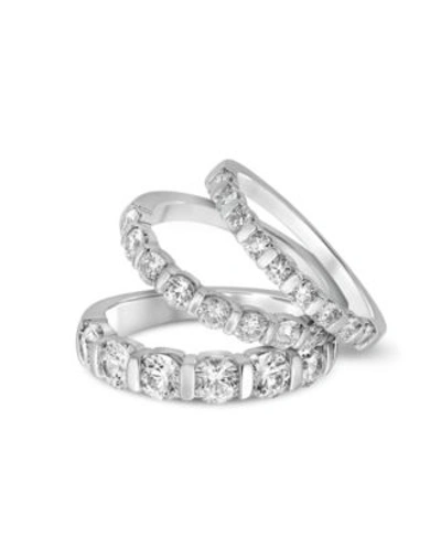 Macy's Diamond Bar Band 1 2 1 Or 2 Ct. T.w. In 14k White Gold