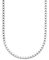 Giani Bernini Box Link 16 20 Chain Necklace In In Sterling Silver Or 18k Gold Plated Silver Created For Macys